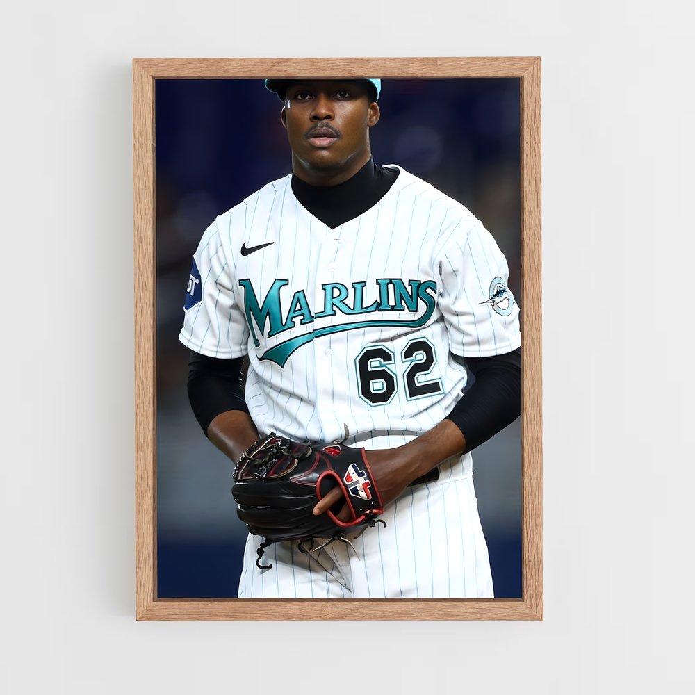 Poster Miami marlins – affiche Baseball (vue 4)